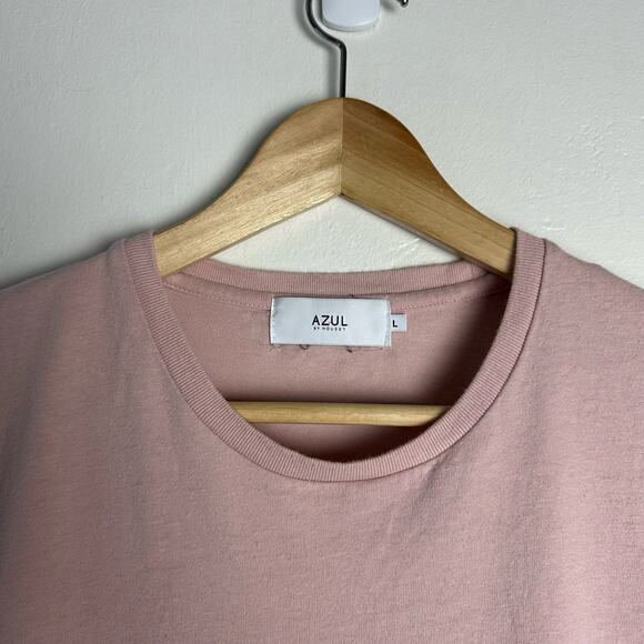 Azul By Moussy T Shirt Pink “Without Scruple” Women's Size Large‎ - Picture 3 of 7